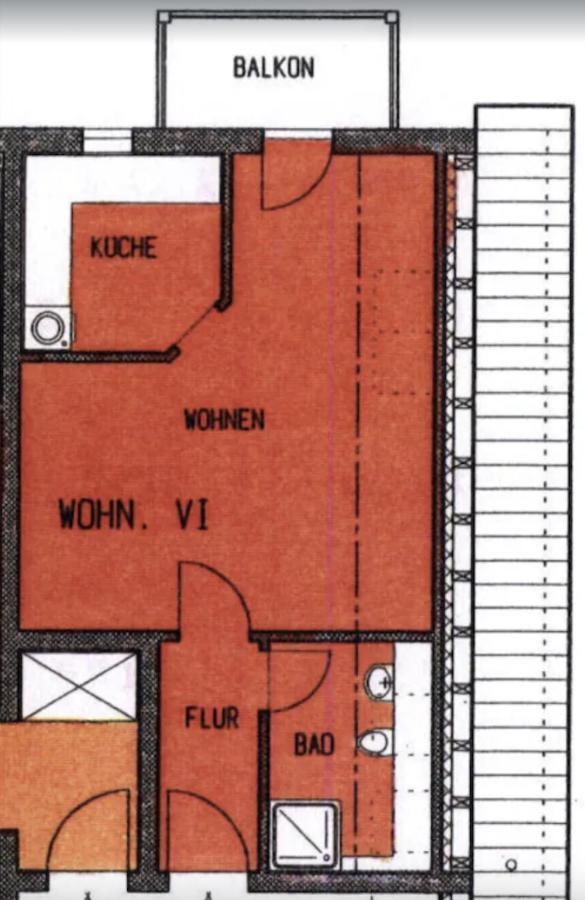 Fewo "Rabennest " Gemuetliche Wohnung Nahe Rabensteinklinikum - Kein Separates Schlafzimmer, Studiowohnung Chemnitz Buitenkant foto